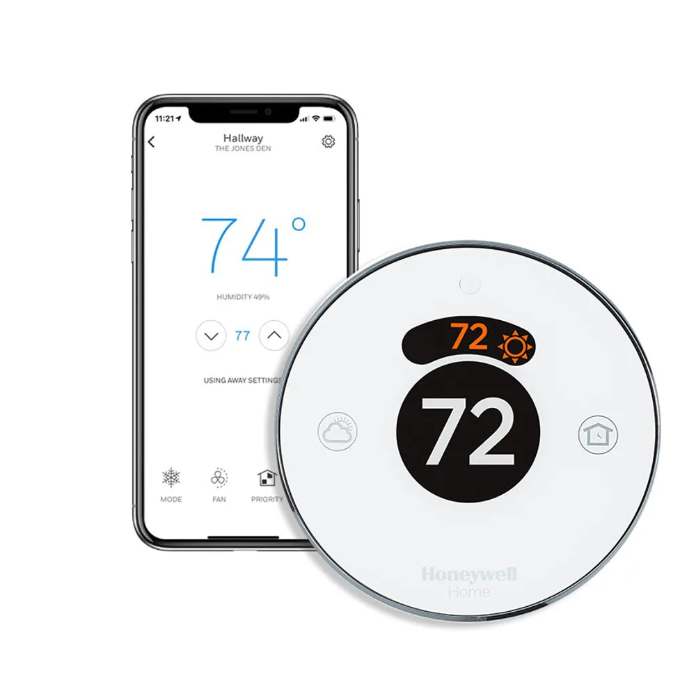 Round Wi-Fi Smart Thermostat (Lyric Round / T5-familie)