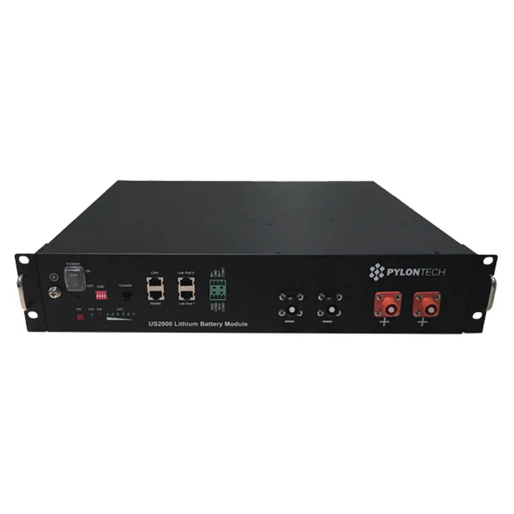 US2000 / US2000B / US2000C (48V, 2,4 kWh laag-voltage rackmodule)